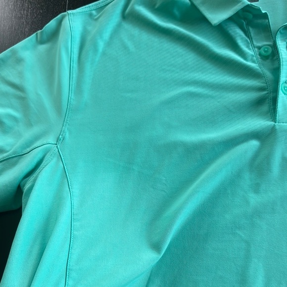 Nike Blue Athletic Polo Shirt - Picture 3 of 3